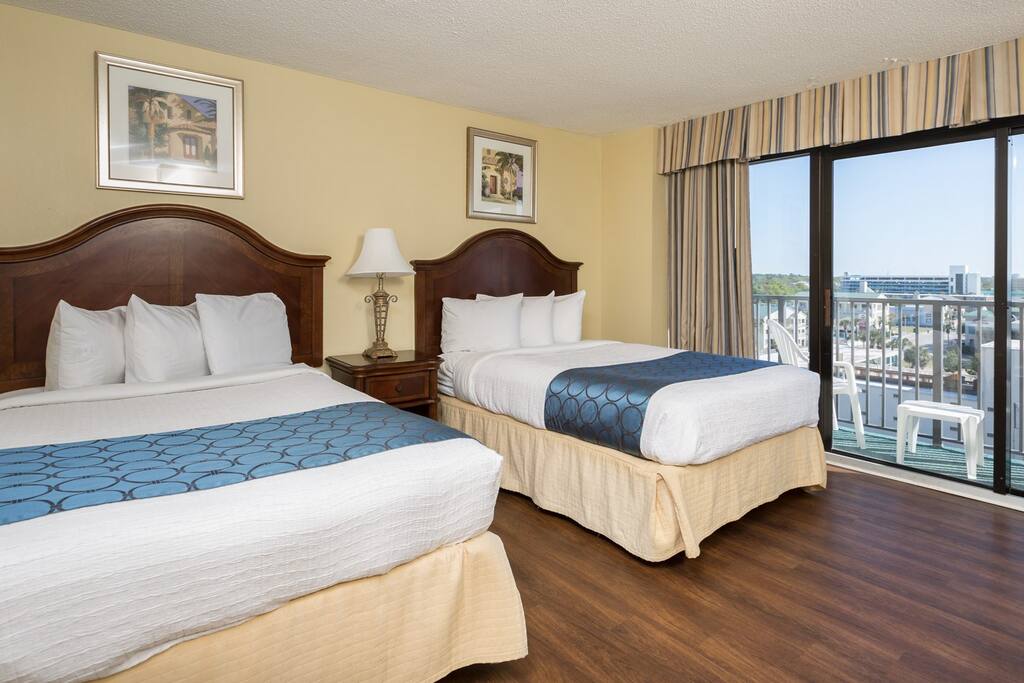 Your room features 2 full-sized beds.