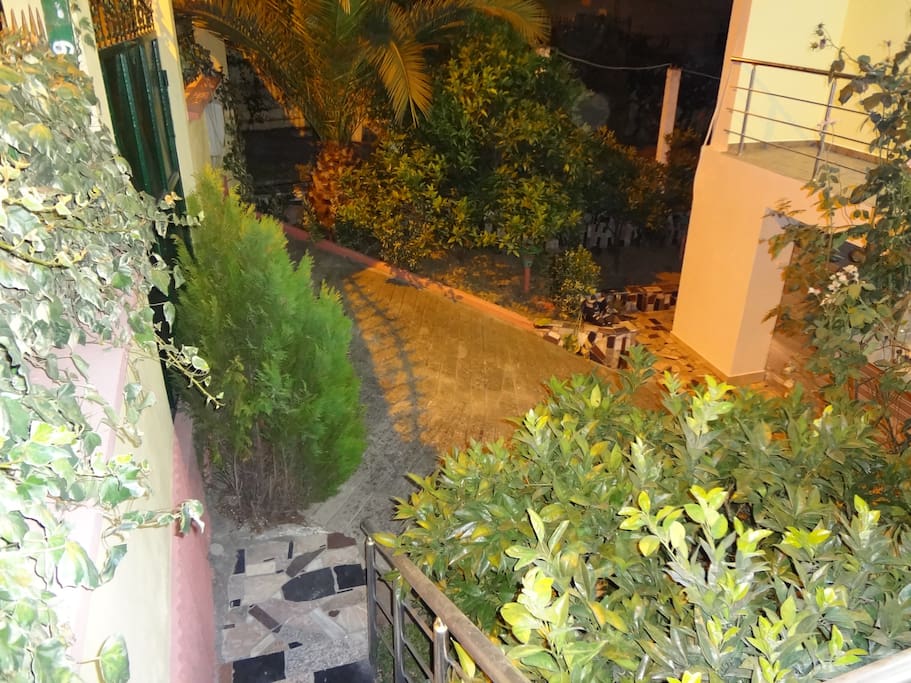 stairs by the main gate leading to ground floor (basement)