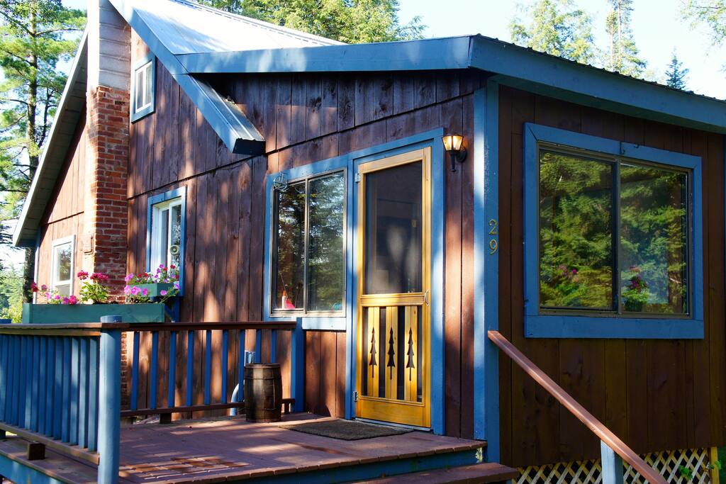Cabin entrance