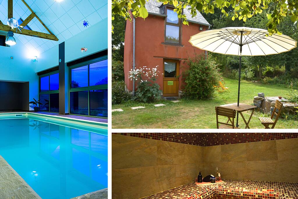 piscine chauffée couverte 30°