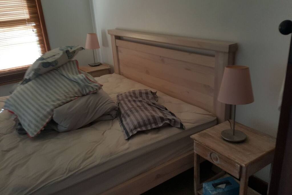 New bedroom furniture and mattresses.