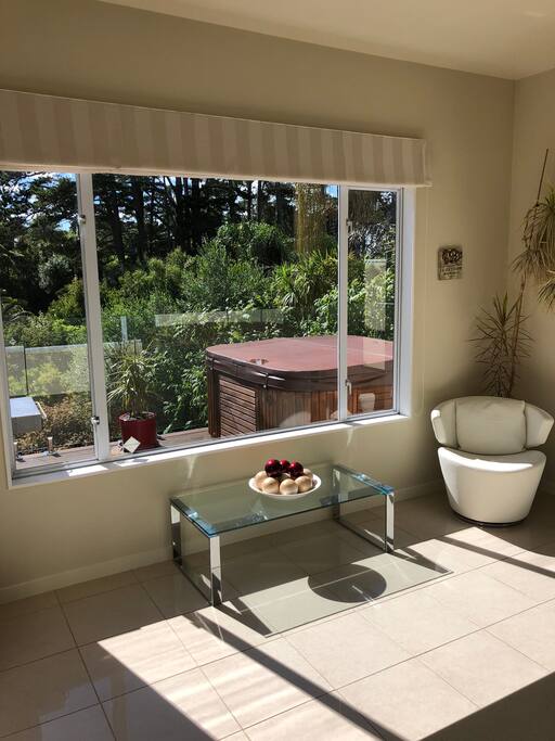 View from kitchen