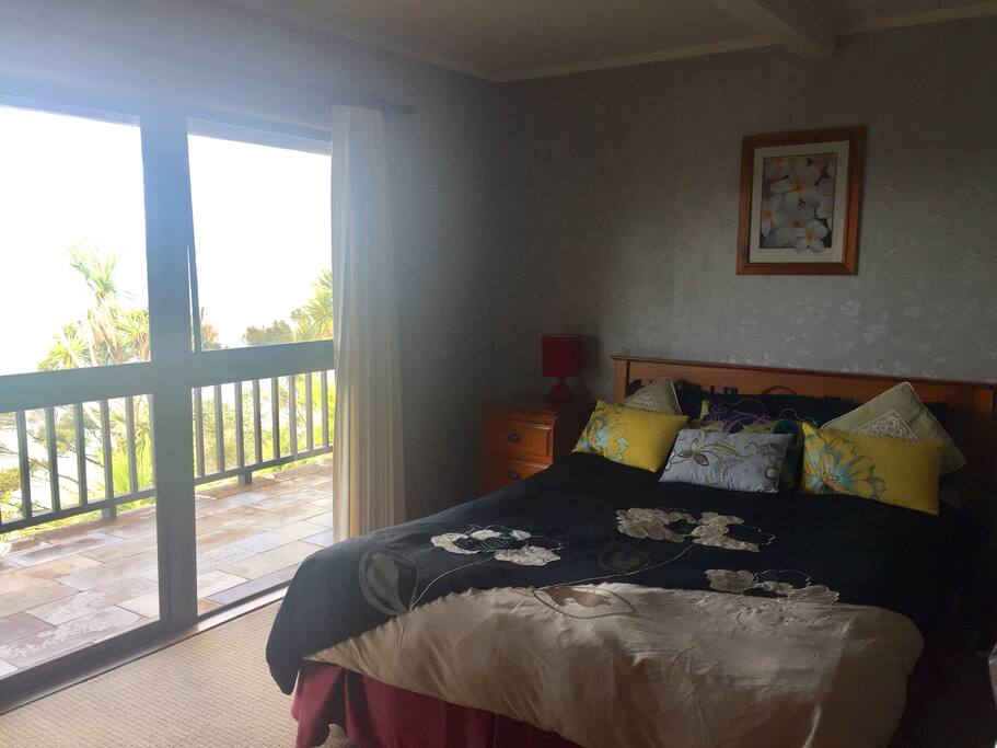 Large bedroom with private balkony