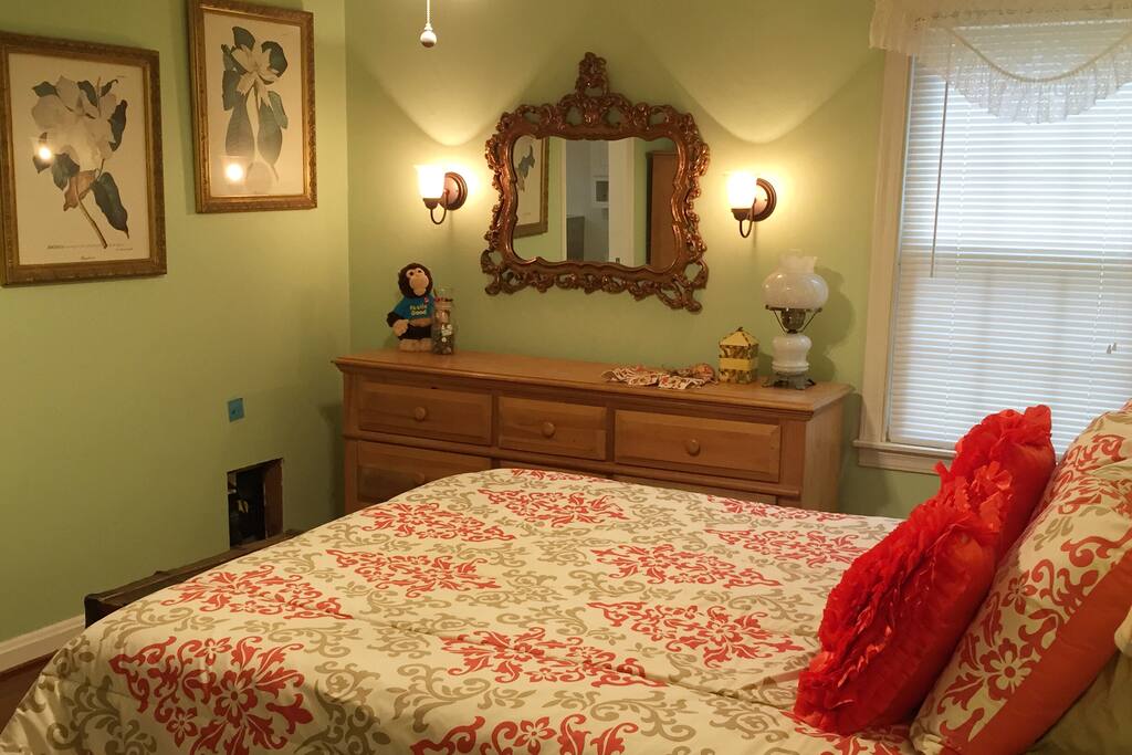 Master Bedroom with spa style bathroom attached.