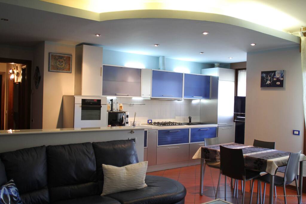 Inside open space living area