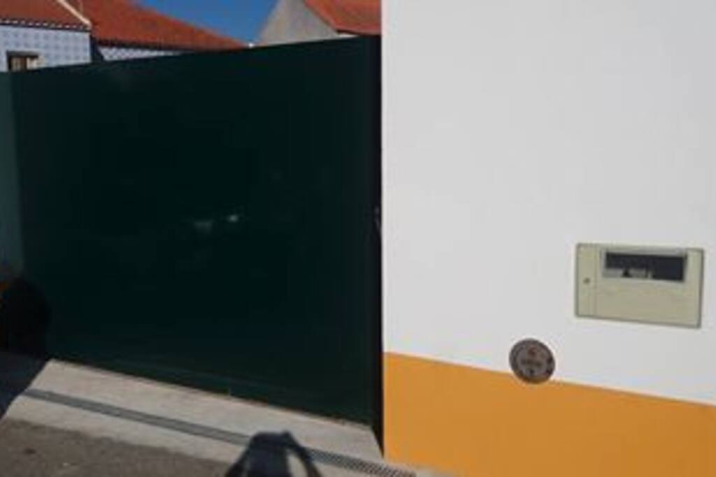 Portão de entrada para o jardim