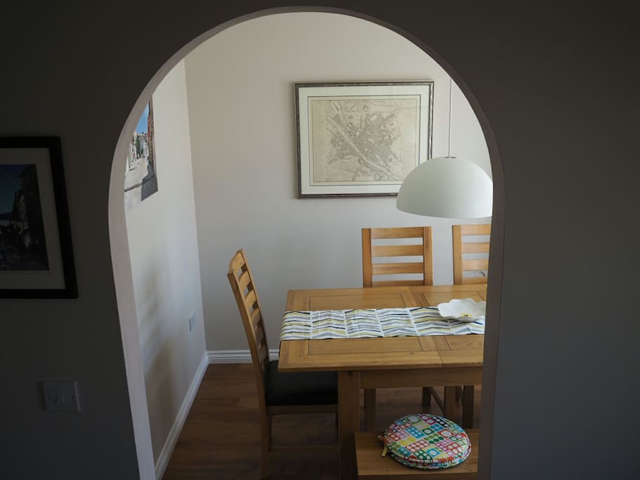 View of dining room