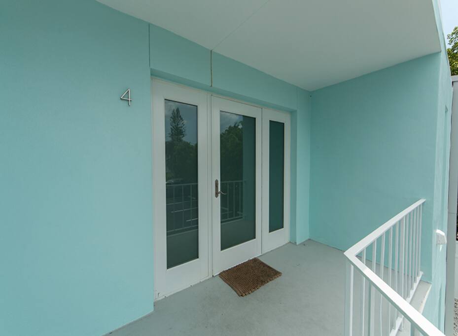 Entrance to Unit #4
