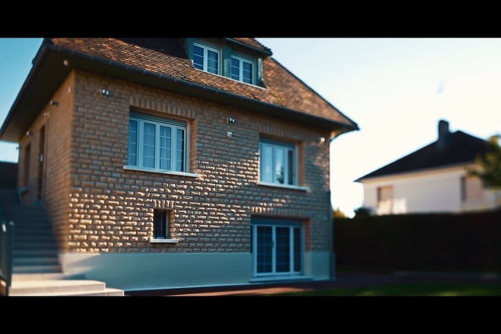 vue avant de la maison