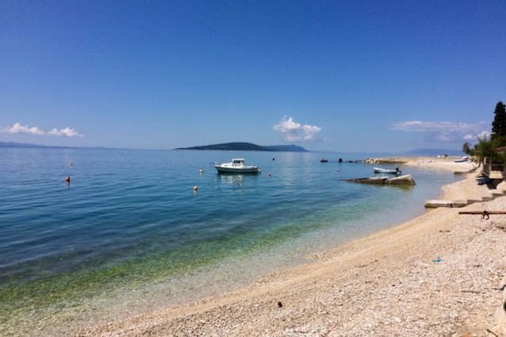 The Adriatic sea - 50 m from our house