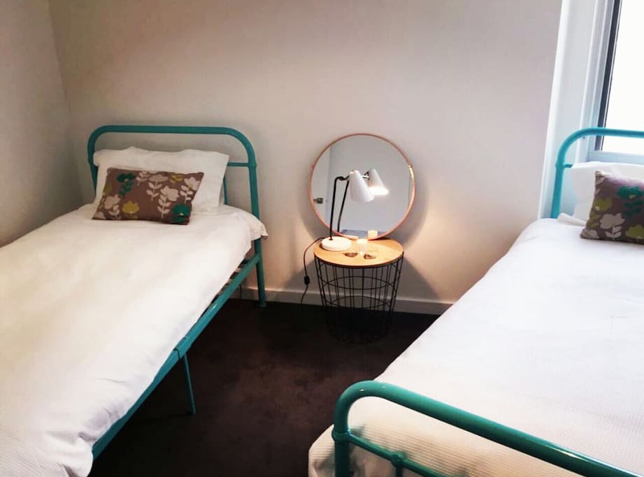 Second bedroom comfortably sleeps two
