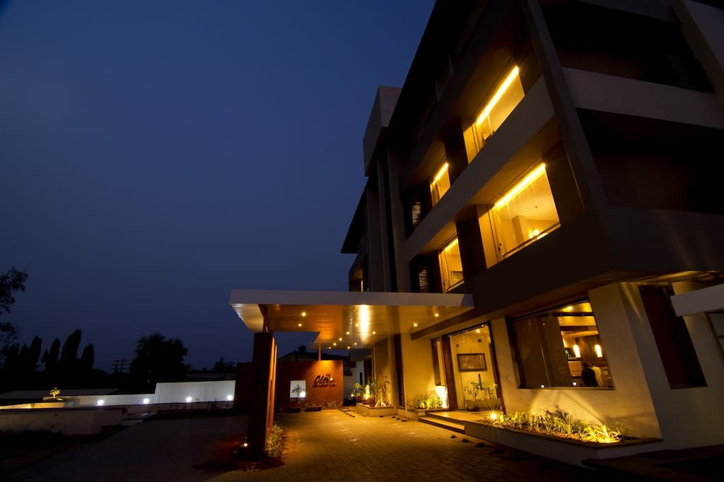 Hotel Building Outside View