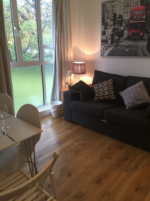 Sitting Room / Dining Room with garden view
