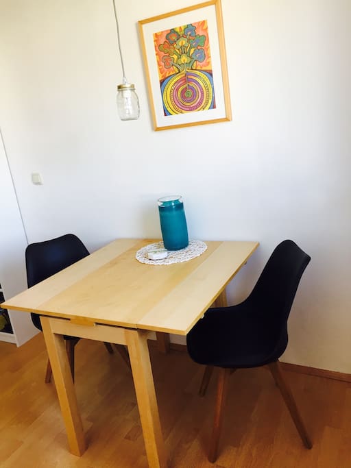 Place for 2-4, Self-made designer lamp