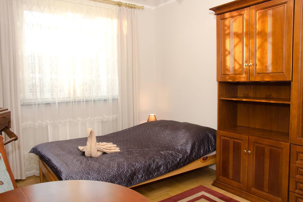 Double, comfortable bed