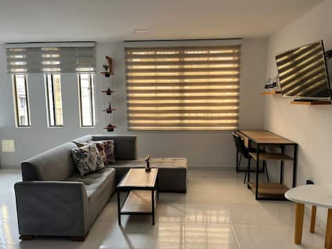 Modern studio in Villamaria near aerial cable