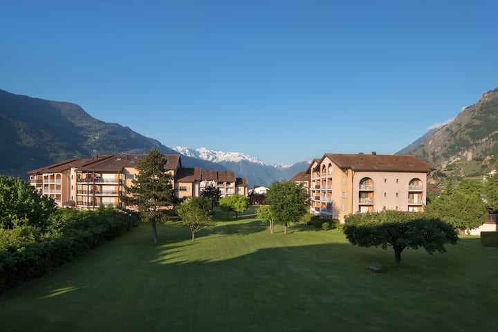Cozy studio, 2 steps from Les Bains de Saillon
