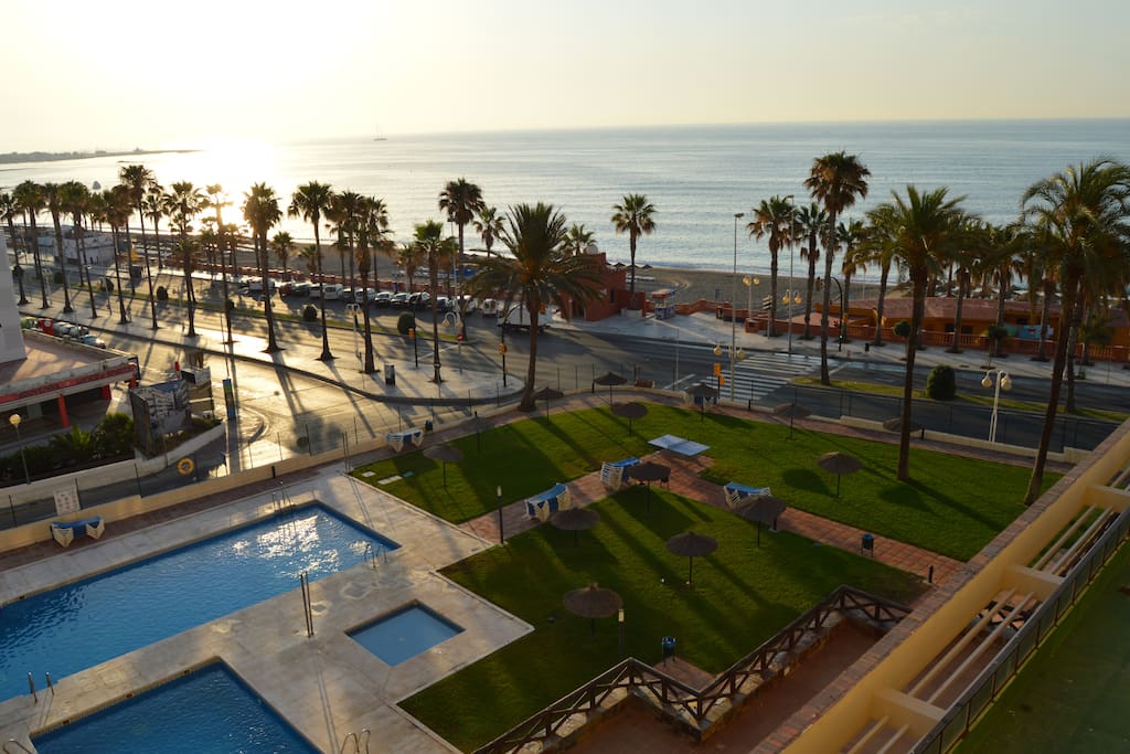 Zona de piscinas