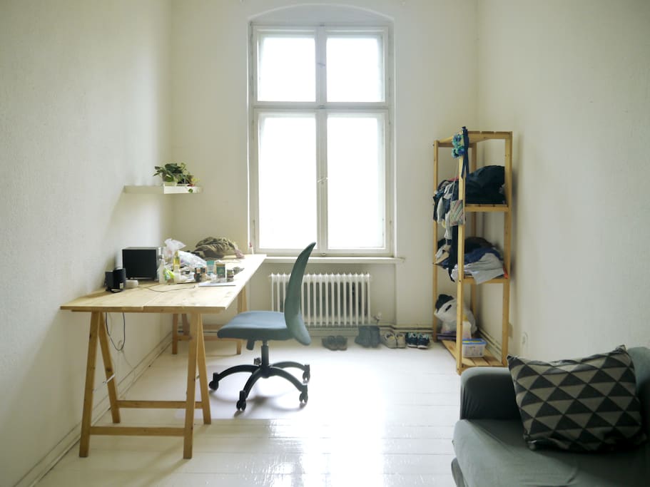 This is your studio/workspace/living room (yours alone – I have my own one)