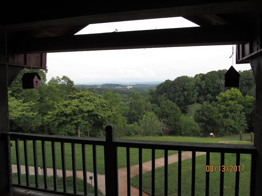 View from upper porch