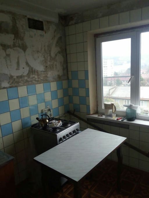 We do a repair in the flat, but now the kitchen looks like this. #3