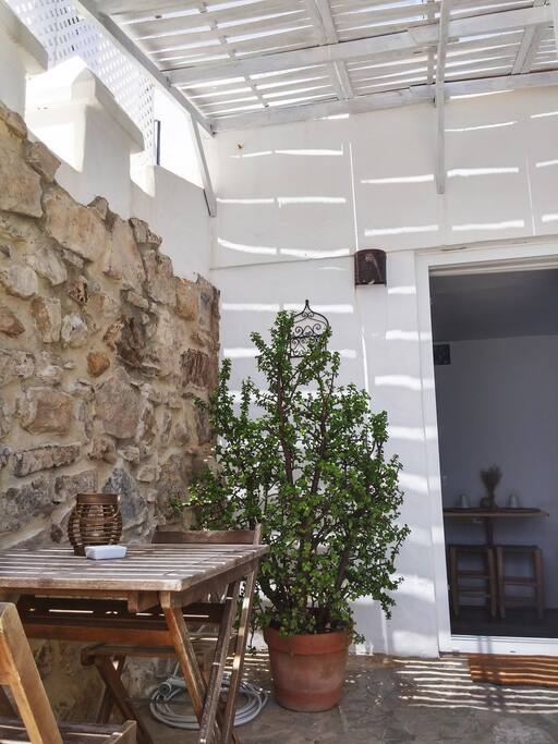 Estudio. Mesa jardín