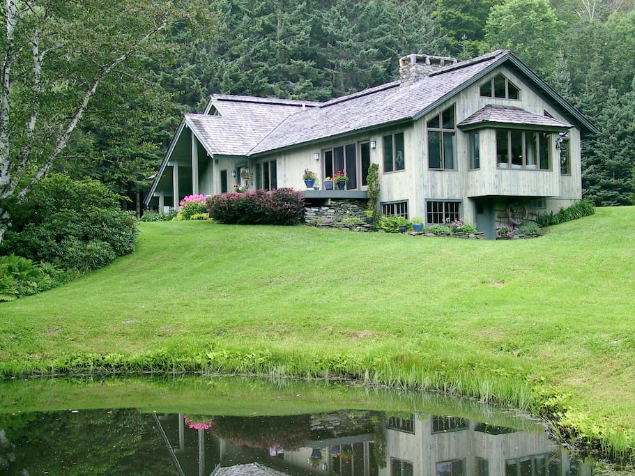 View from the small pond