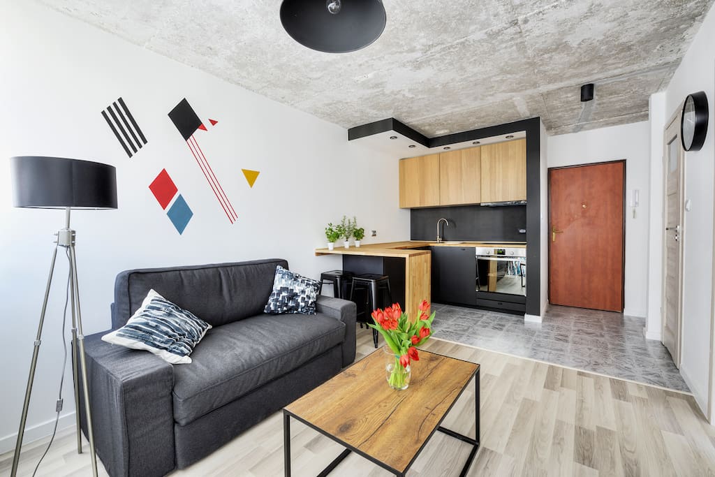Living Room and Kitchen