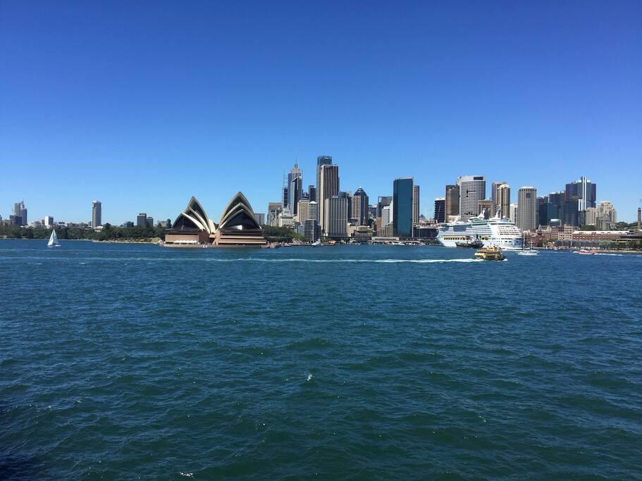 Meters away from Opera House