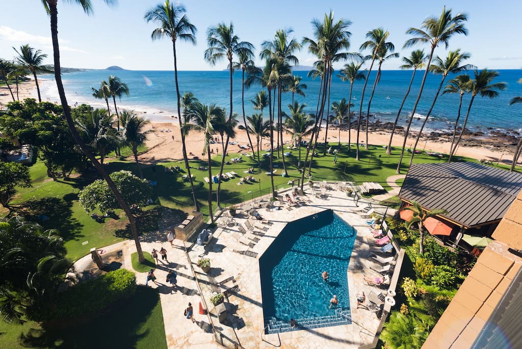 Keawakapu beach and garden pool