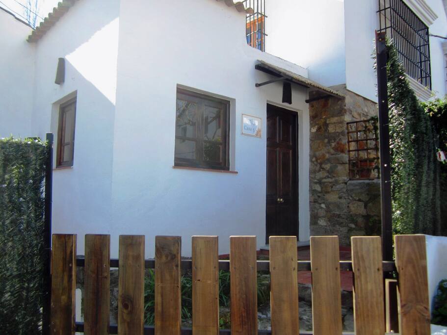 Fenced terrace