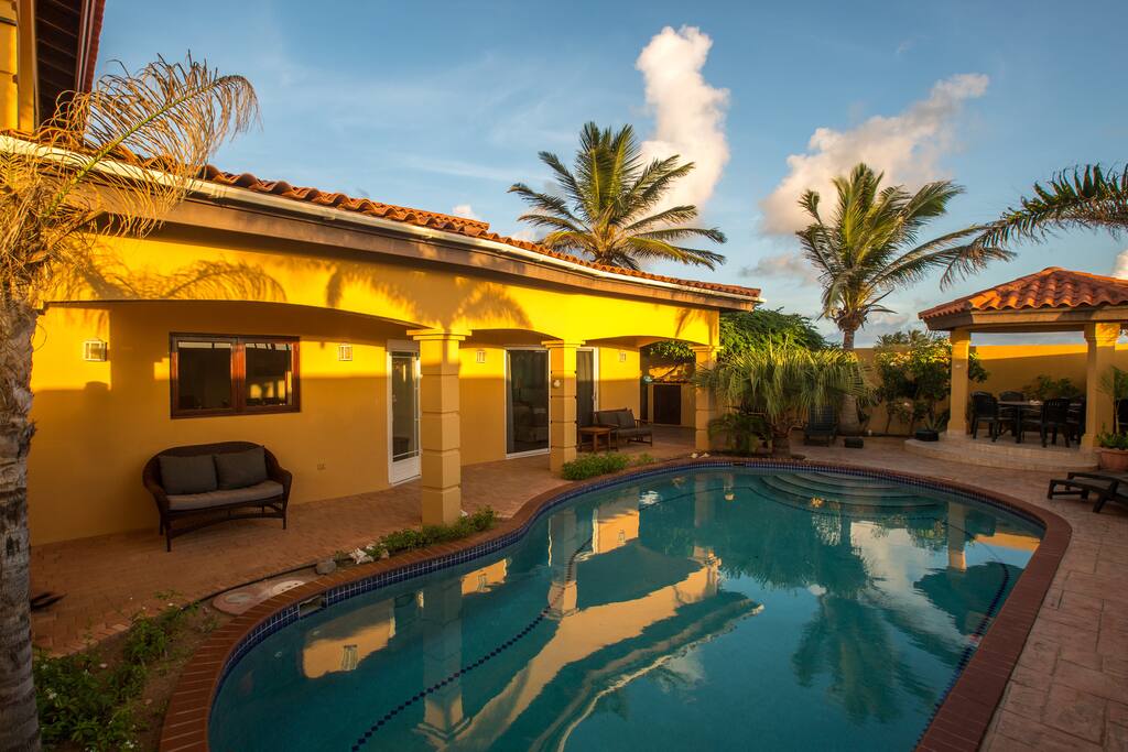 The swimming pool