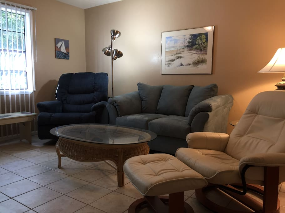 Living room from hallway to kitchen and dining room