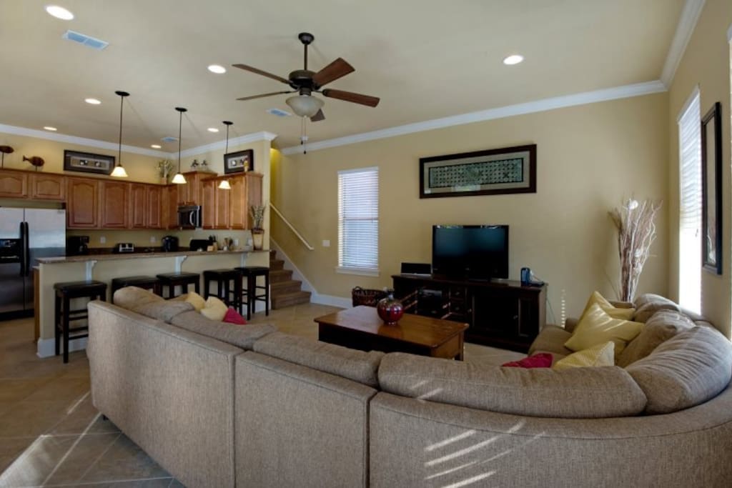 Lots of comfortable seating including a sleeper sofa