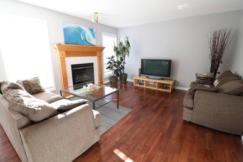 Living Room with Fireplace