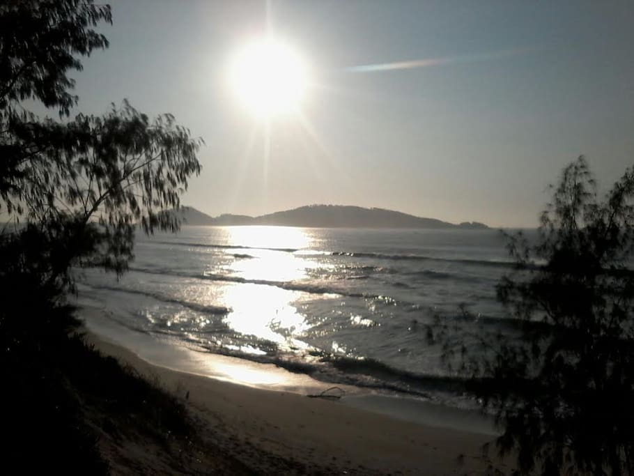 Sunrise above Campeche Island.