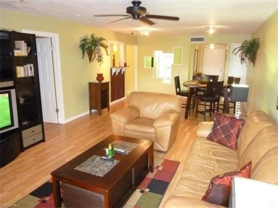 Living and Dining Area.
