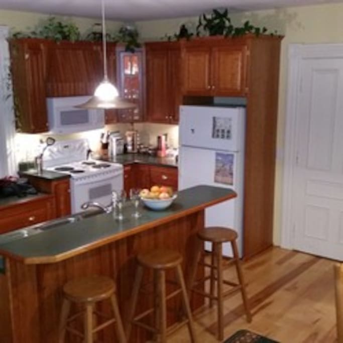 Fully equipped modern kitchen