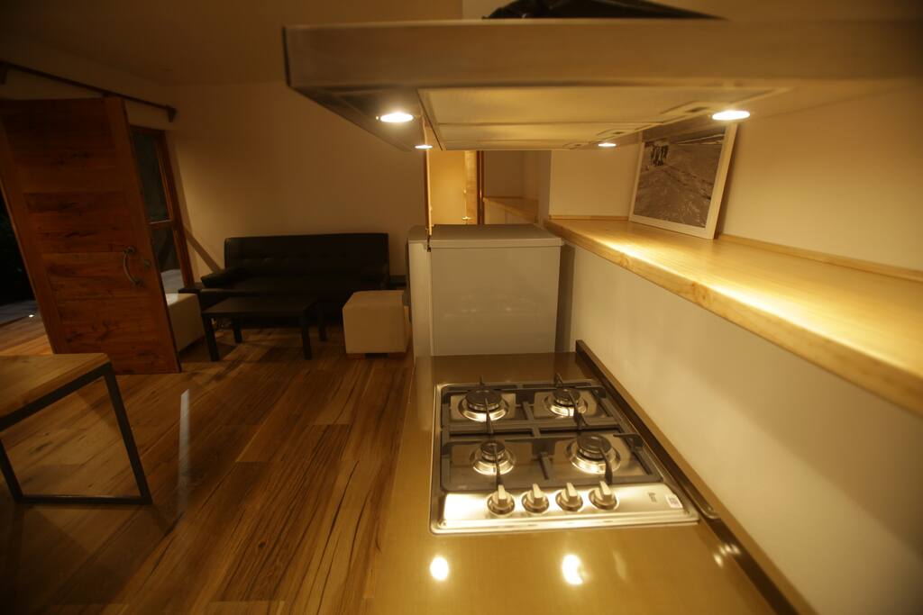 Cocina americana, completamente equipada