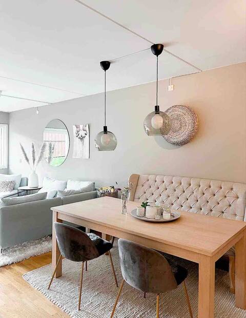 Family-friendly apartment by Drøbak Sentrum w/parking space