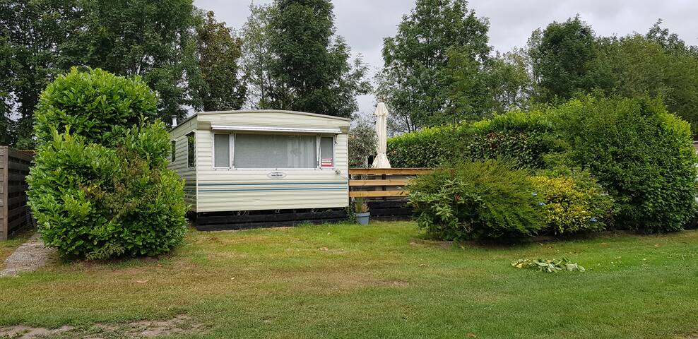 Sta caravan op gezellige Camping