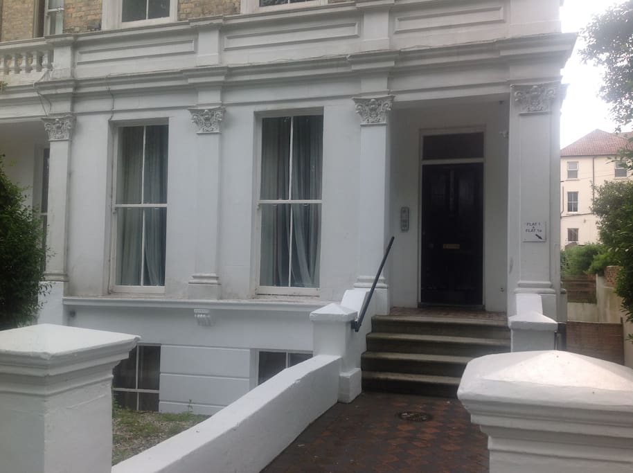 ground floor flat in converted
victorian house
