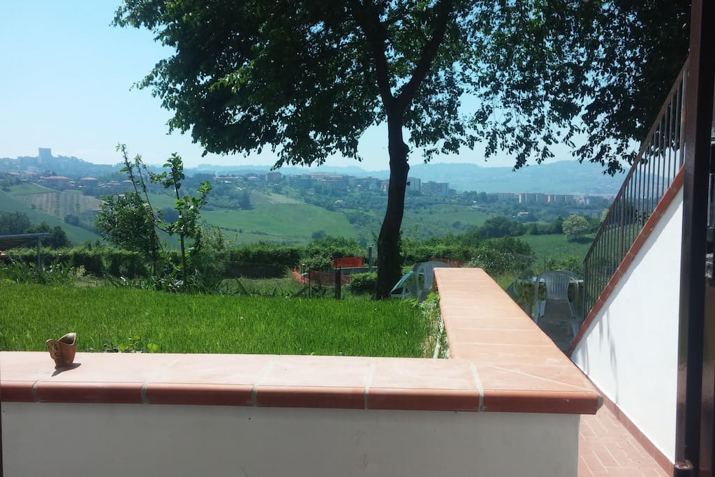 vista dalla camera