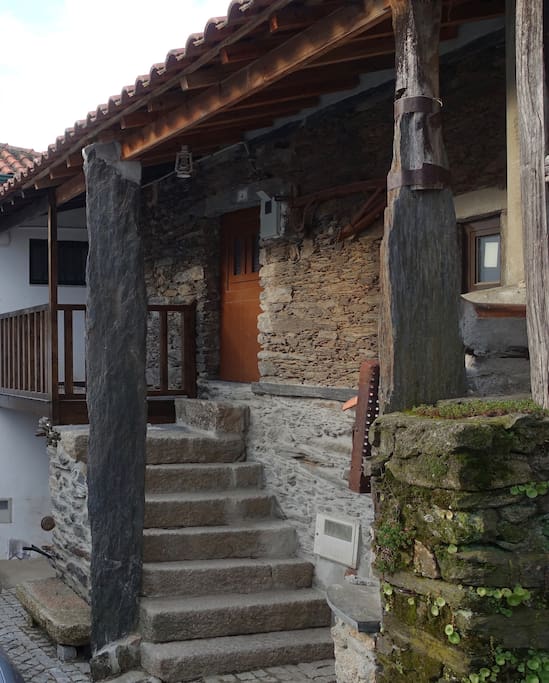 Entrance of the house. Tipical Village house.