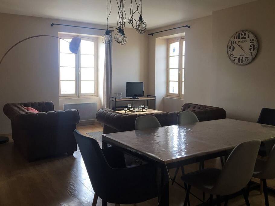 Gîte "le Héron" 6 personnes. Salon