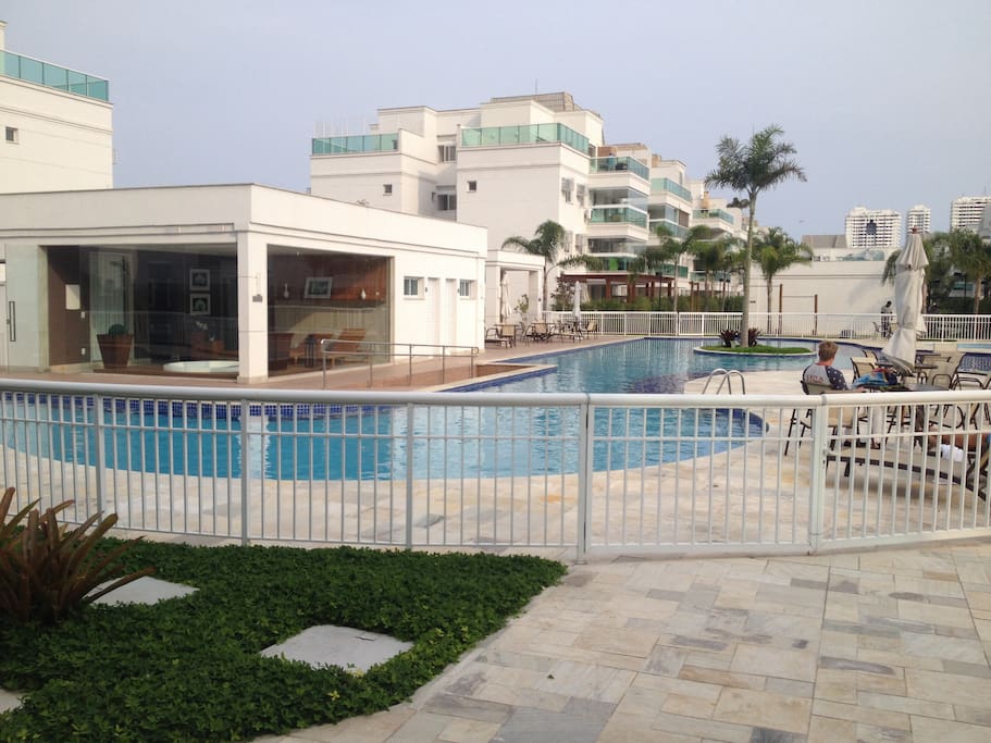 Vista da piscina