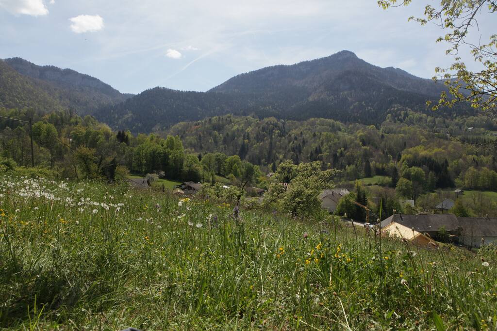 hameau les Vauthiers et Montagne du Revard (qui signifie "de Bonne Augure")