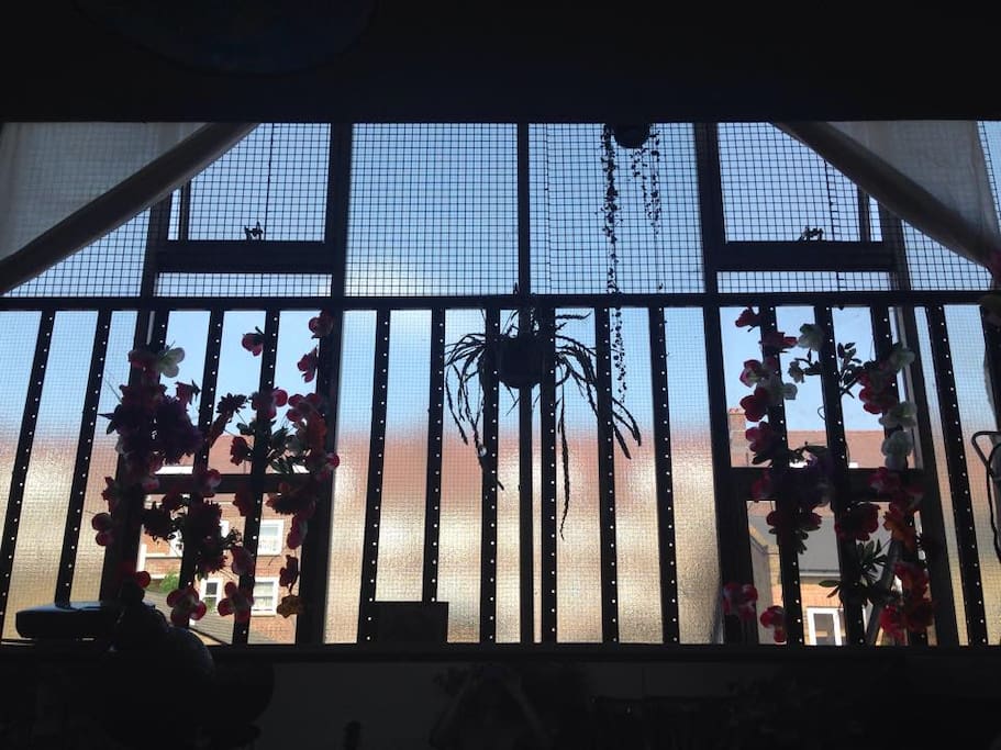 Huge bedroom window
