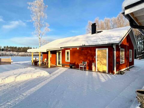 Two houses with sauna, hot tub and pool