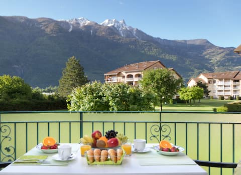 Aubord des pools thermales, in the heart of Valais